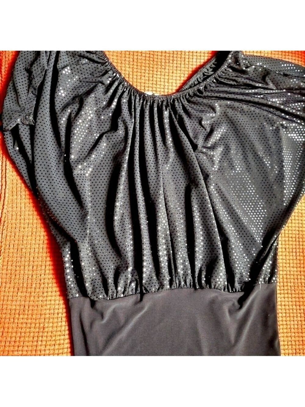 Tattoo Black Squence Top. Size Medium